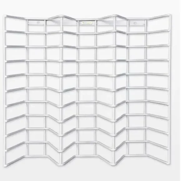 Accucut White Heavy Duty Wire Storage Wall Rack Storage & Organization